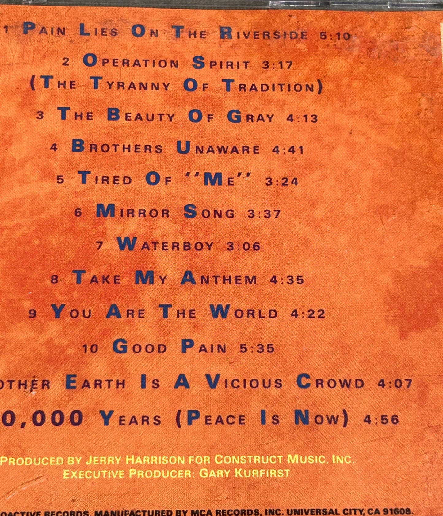 Live “Mental Jewelry” CD