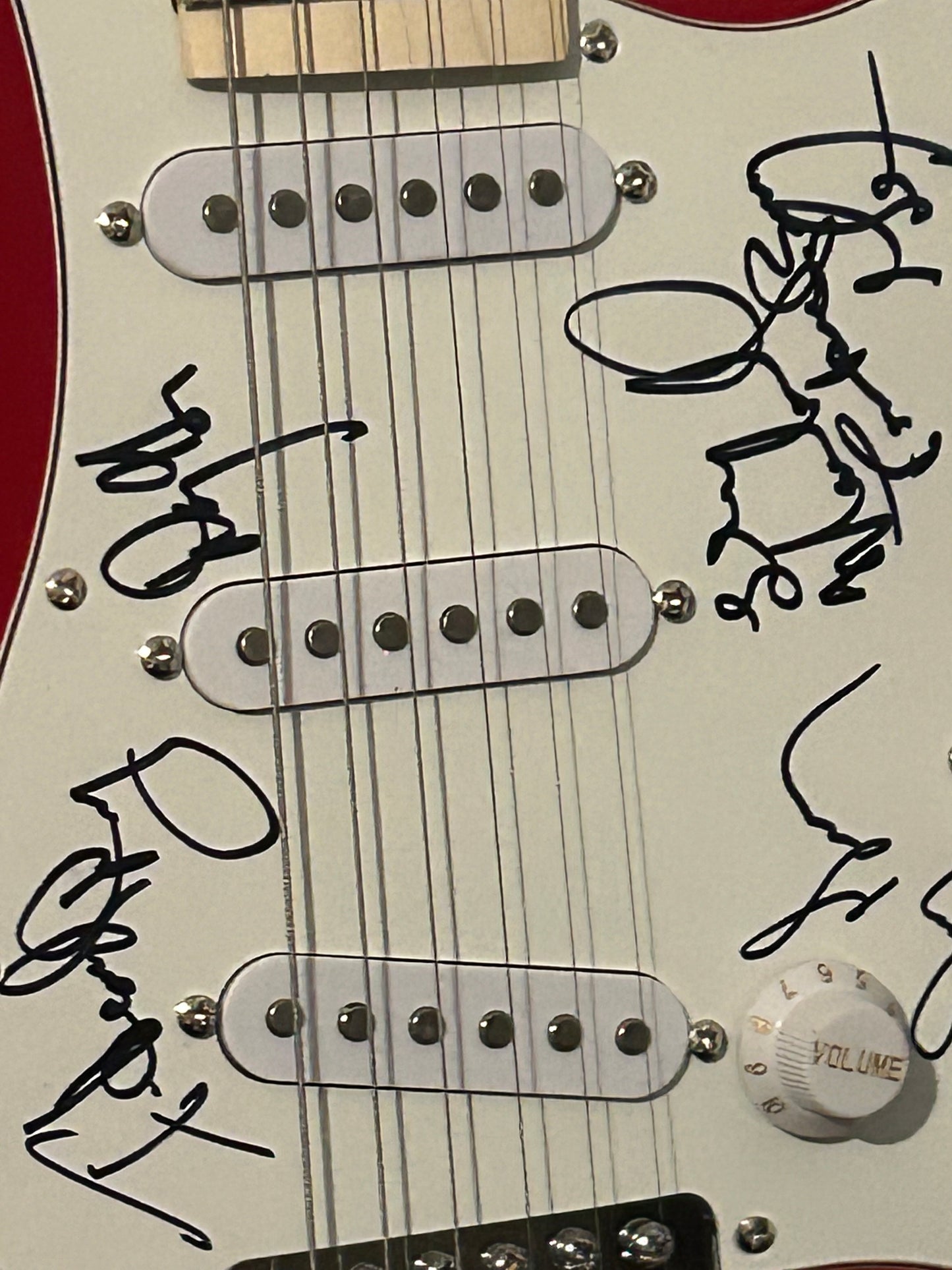Marshall Tucker band autographed guitar