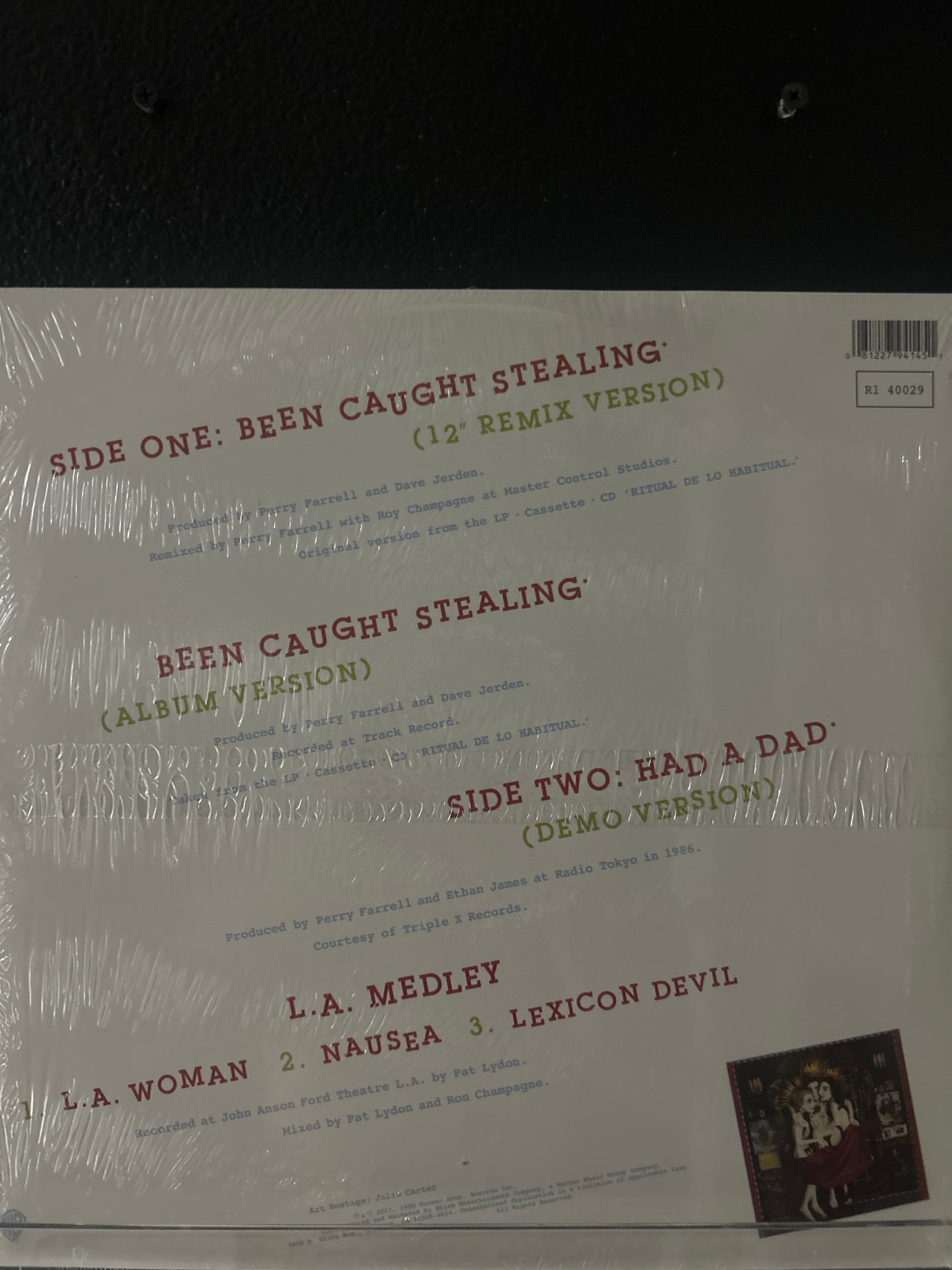 Jane’s Addiction “ Been Caught Stealing “ RSD