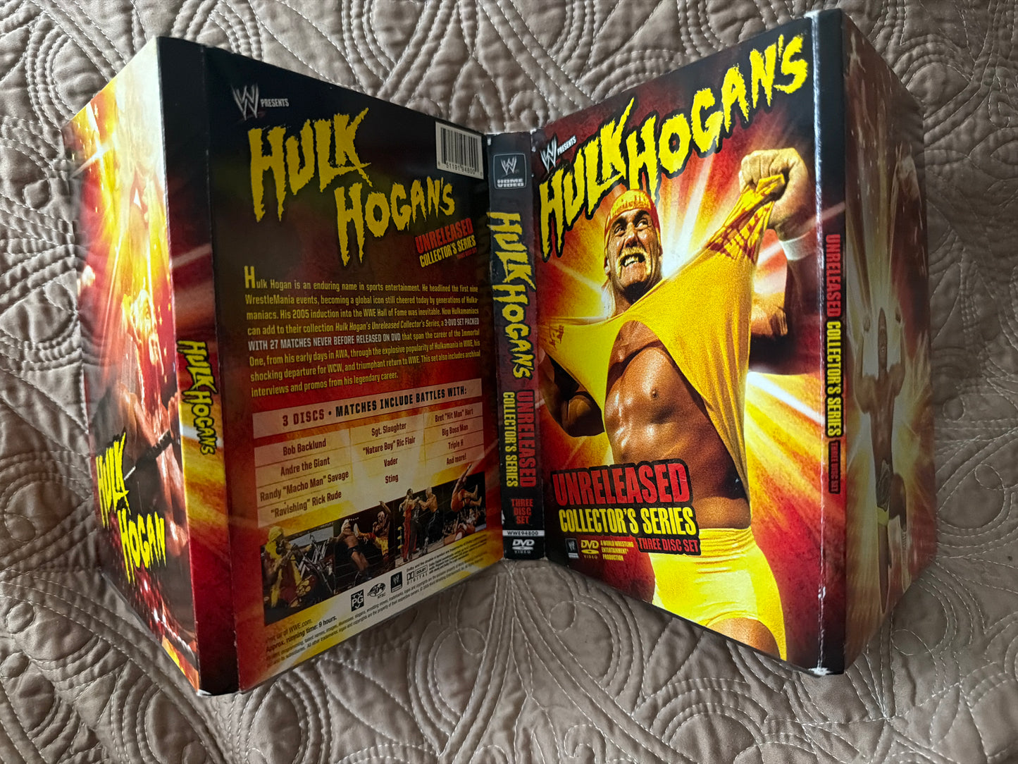 WWE Presents Hulk Hogan Unreleased Collector’s Series DVD 3-Disc Set