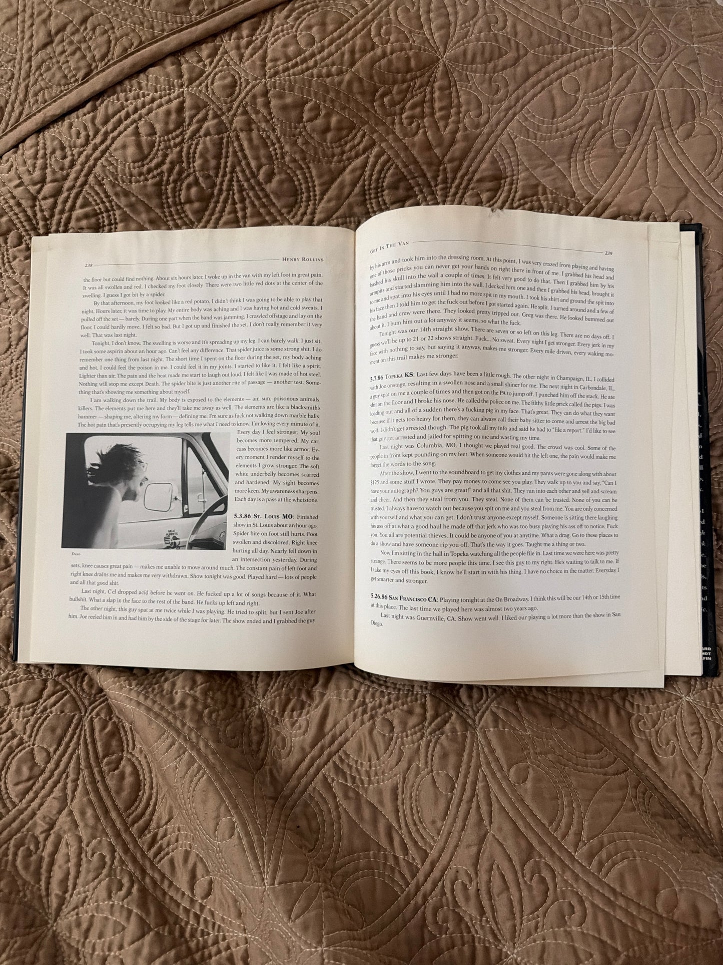 Henry Rollins - Get In The Van - On The Road With Black Flag BOOK
