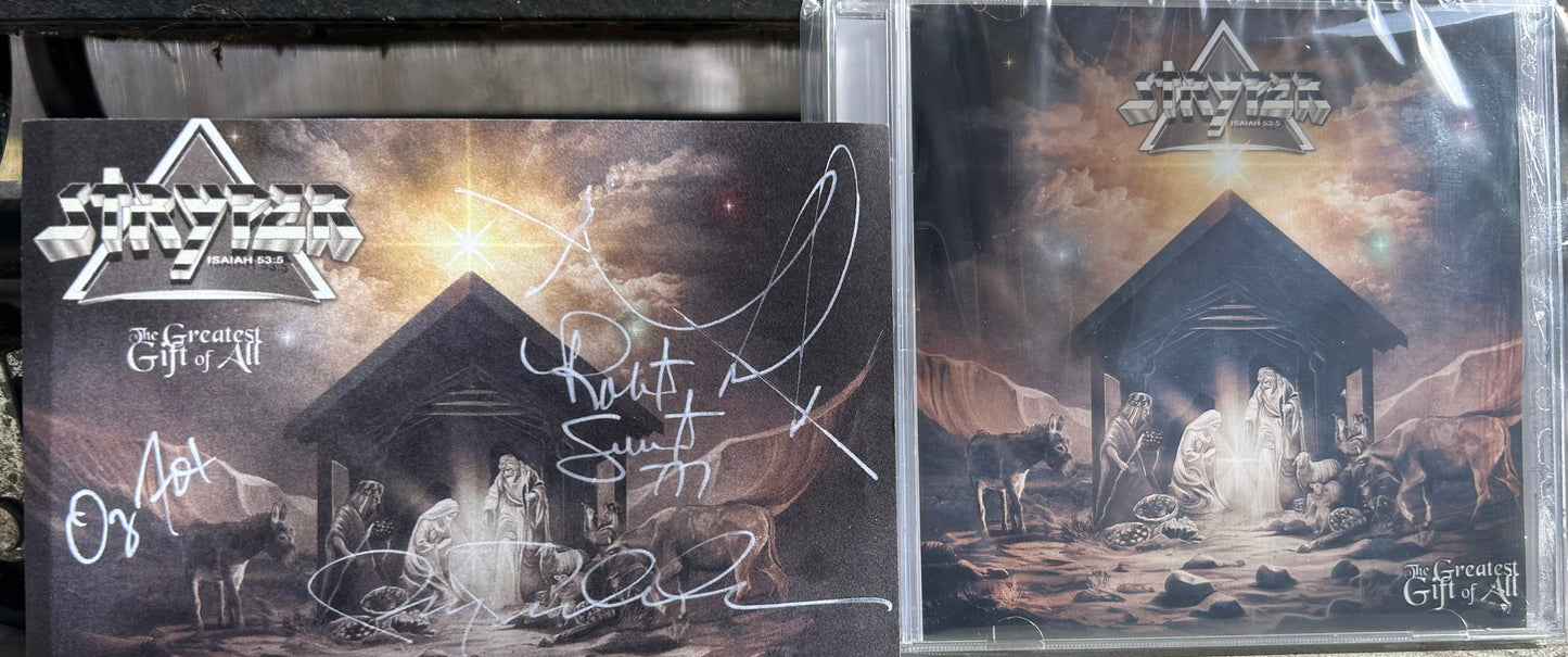 Stryper “The Greatest Gift of All” Christmas Album AUTOGRAPHED
