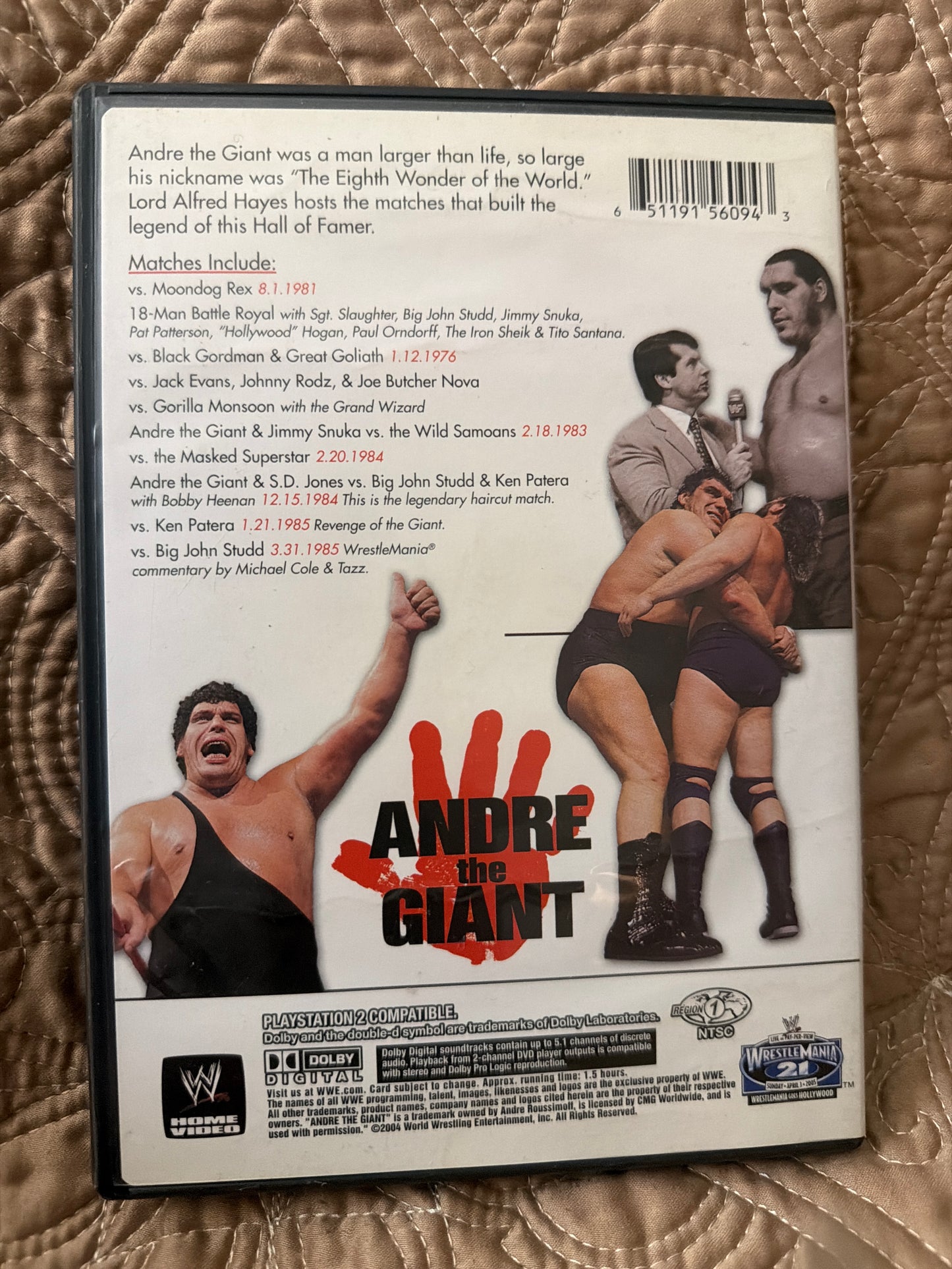 Andre the Giant WWE DVD