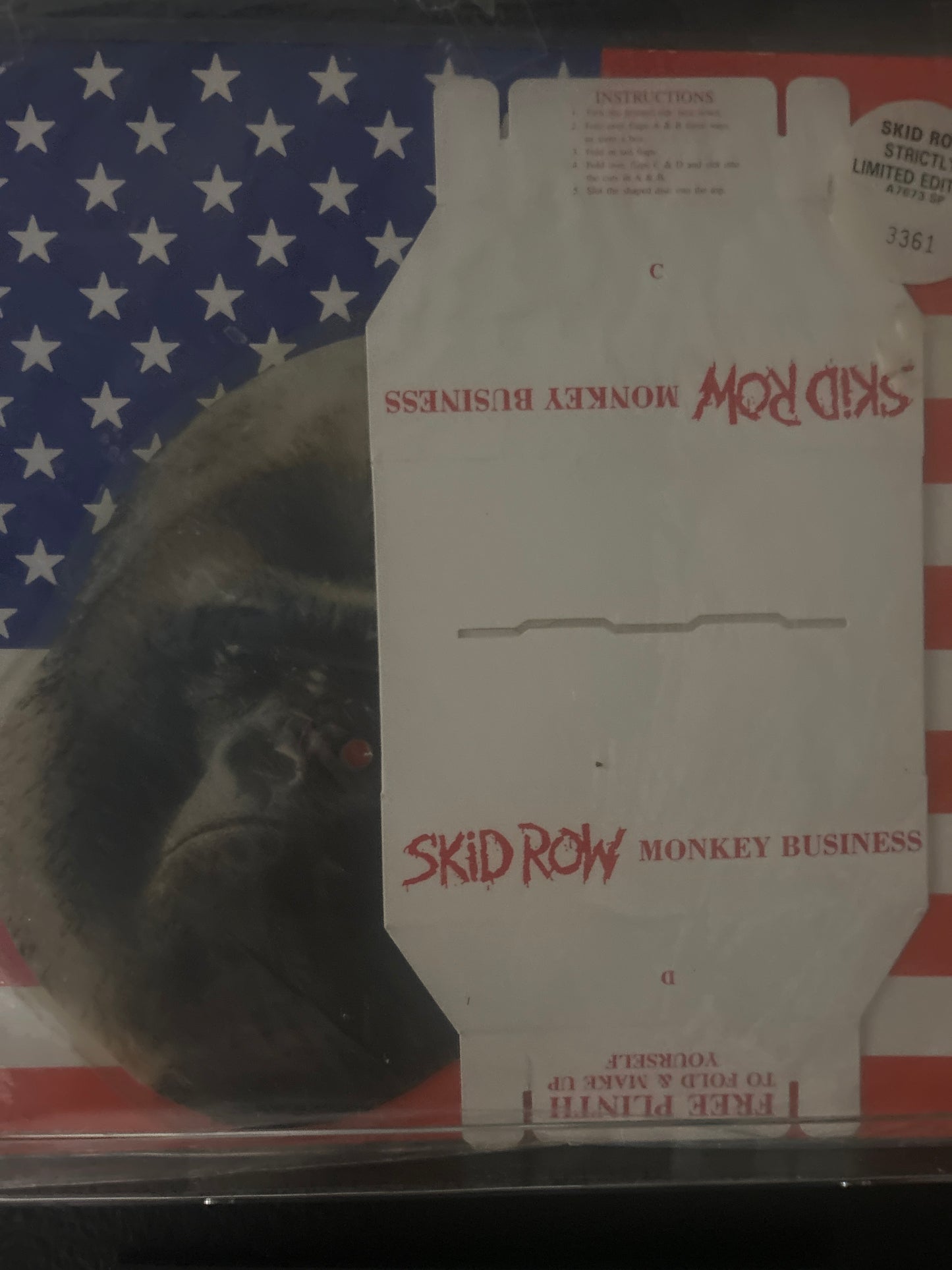 Skid Row “UK Monkey Business “ RARE PICTURE DISC #3361