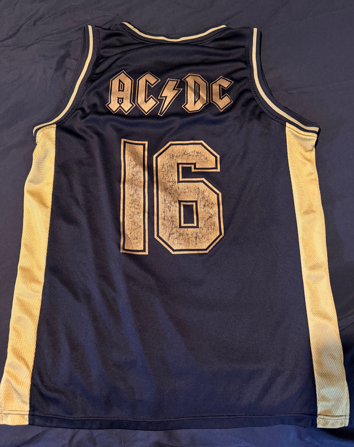 AC/DC Rock or Bust basketball jersey tank size medium