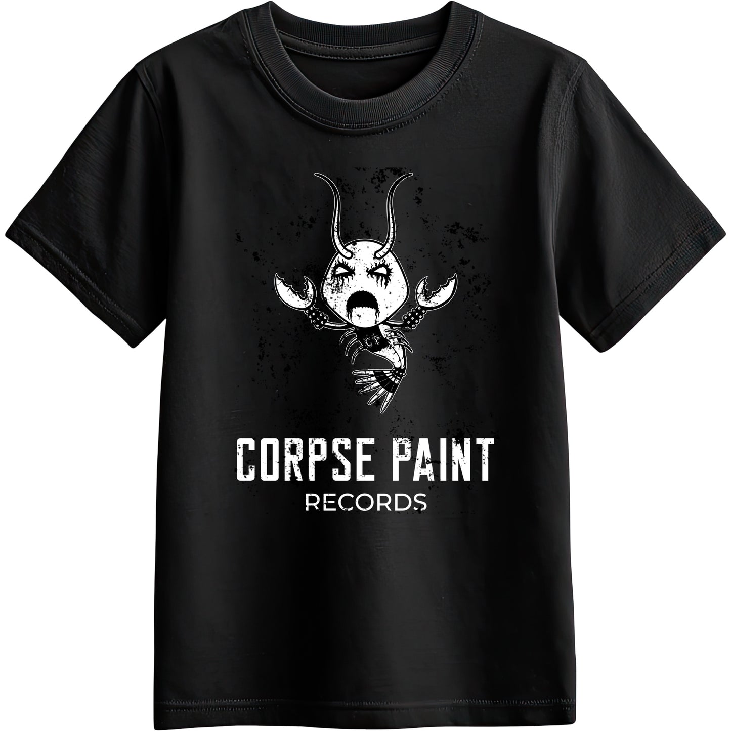 Distressed Corpse Paint Records Tee