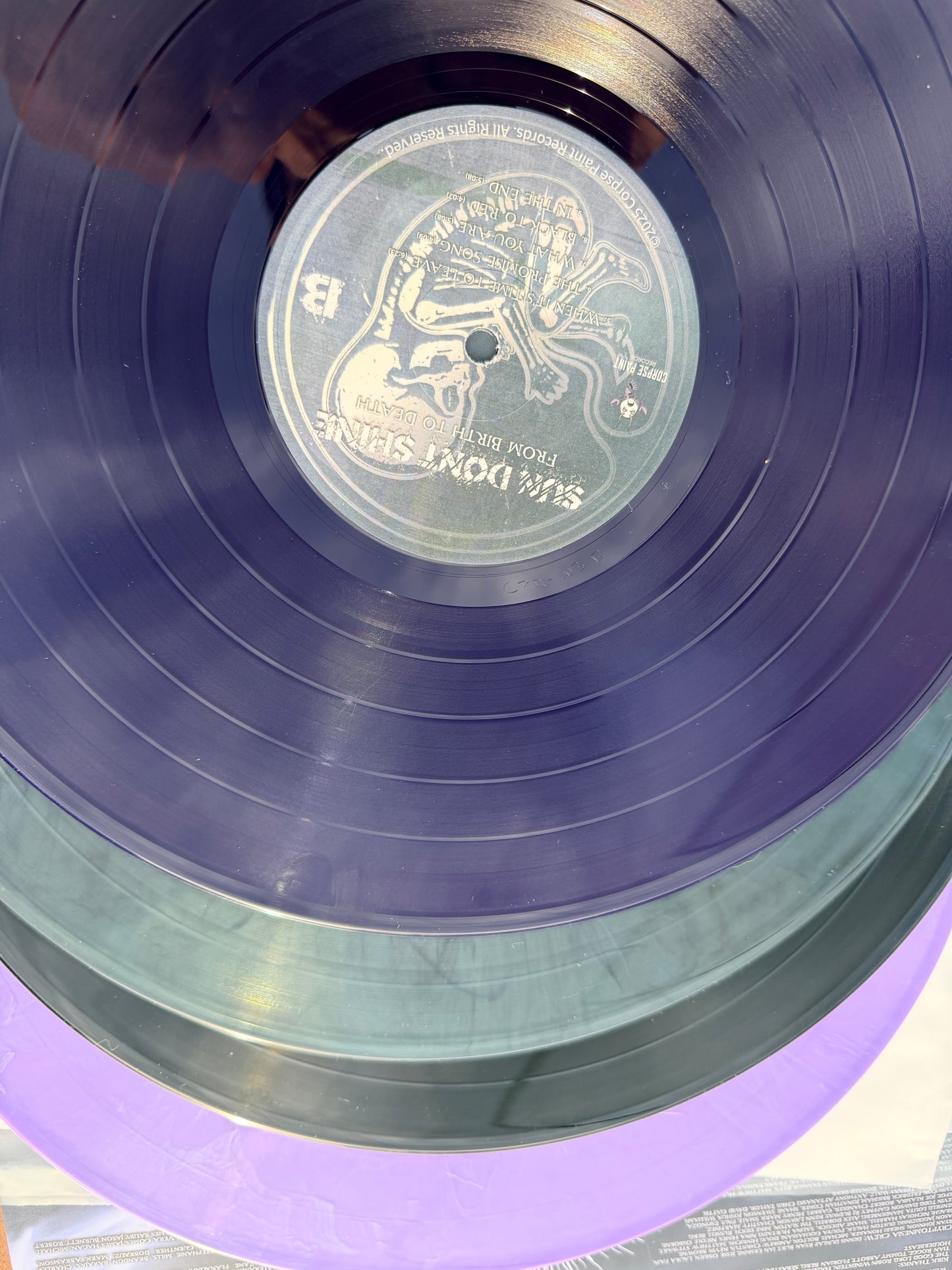 SUN DONT SHINE - From Birth to Death Vinyl - 4 Colors