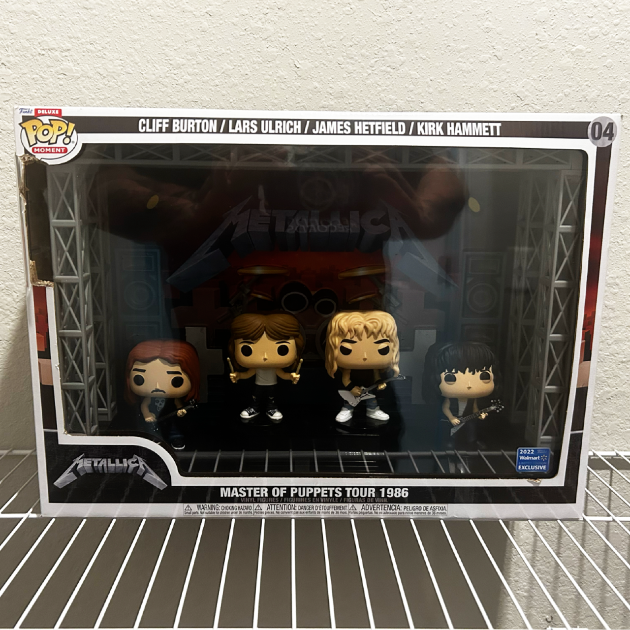 Metallica Master of Puppets Tour 1986 Funkon Pop Set