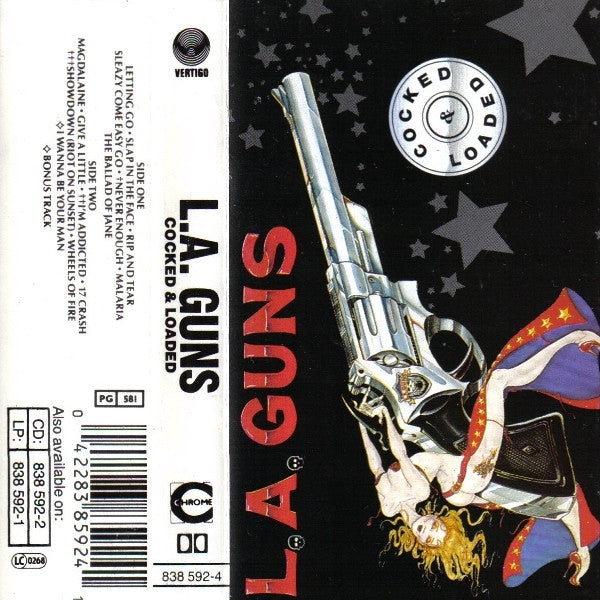 L.A. Guns Cocked And Loaded CASSETTE TAPE