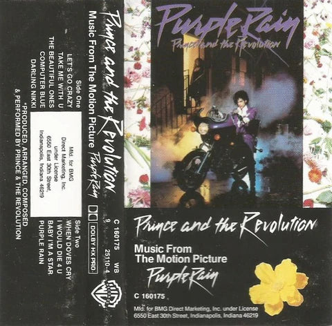 Prince and The Revolution-Purple Rain CASSETTE TAPE