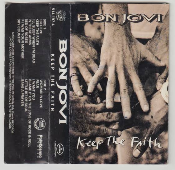 Bon Jovi Keep The Faith CASSETTE TAPE