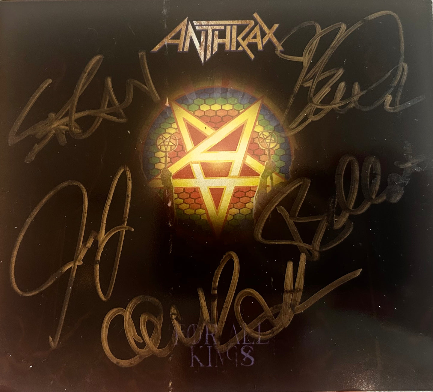 Anthrax- For All Kings (Autographed) + Backstage Tour Pass CD
