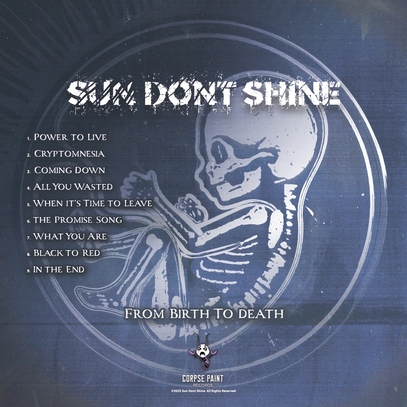 SUN DONT SHINE - From Birth to Death FULL ALBUM CD [Pre-Order]