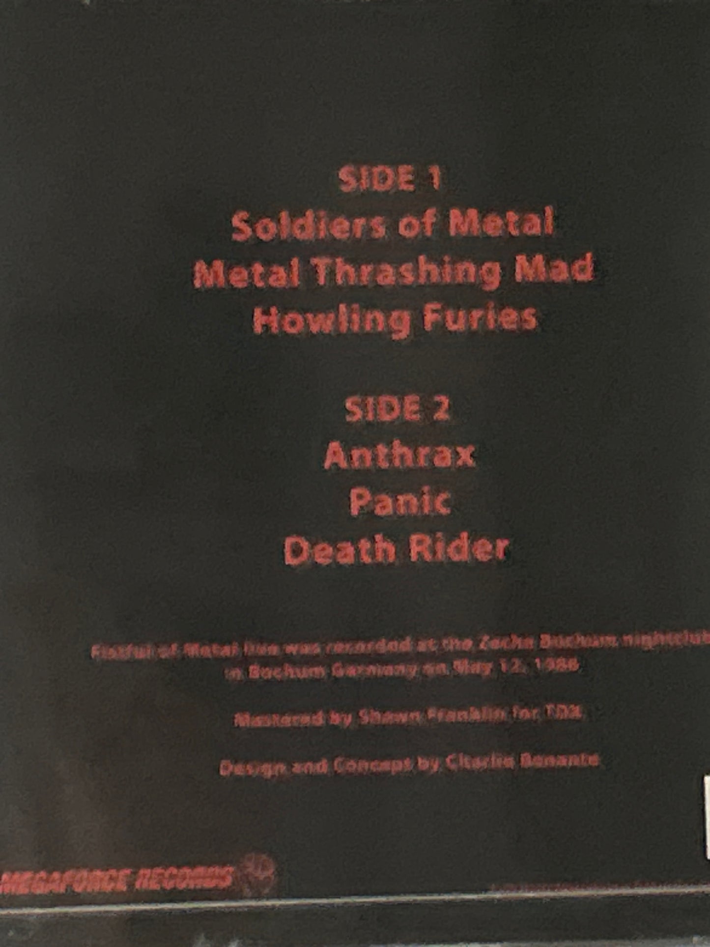 Anthrax “Soldiers of Metal” RSD