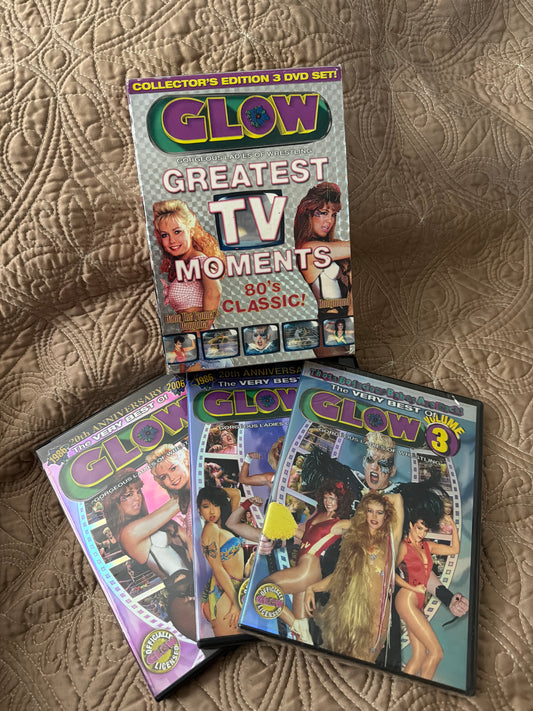 GLOW Women’s Wrestling WWE Greatest TV Moments Box Set DVDs