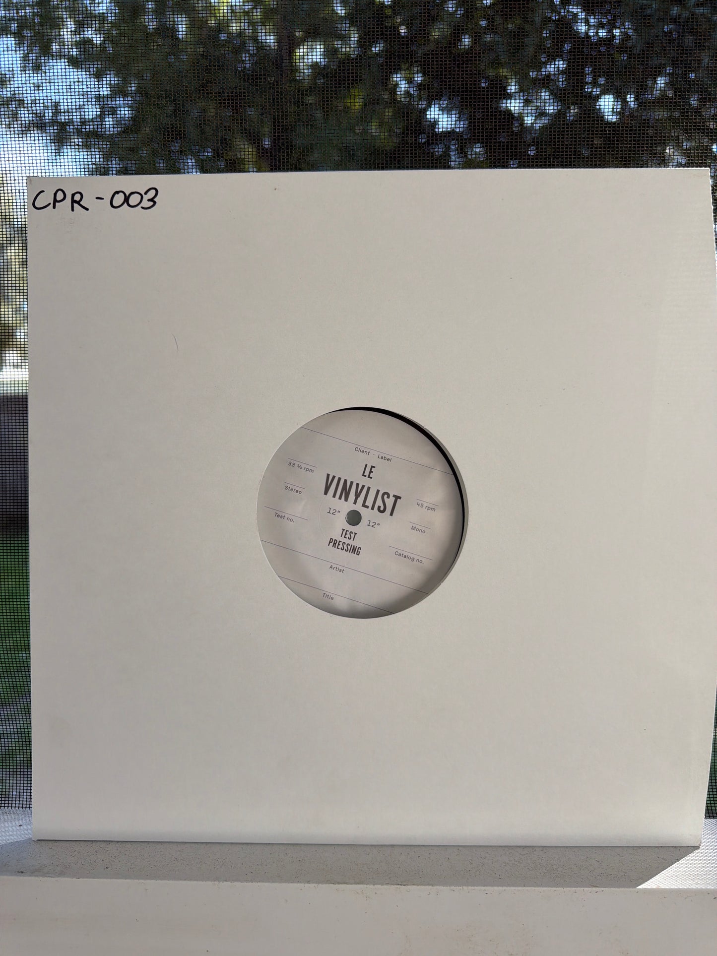 TEST PRESSING Sun Dont Shine - From Birth to Death Vinyl - Collector’s Item