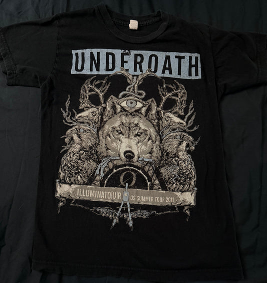Underoath 2011 Illuminatour T-shirt size small