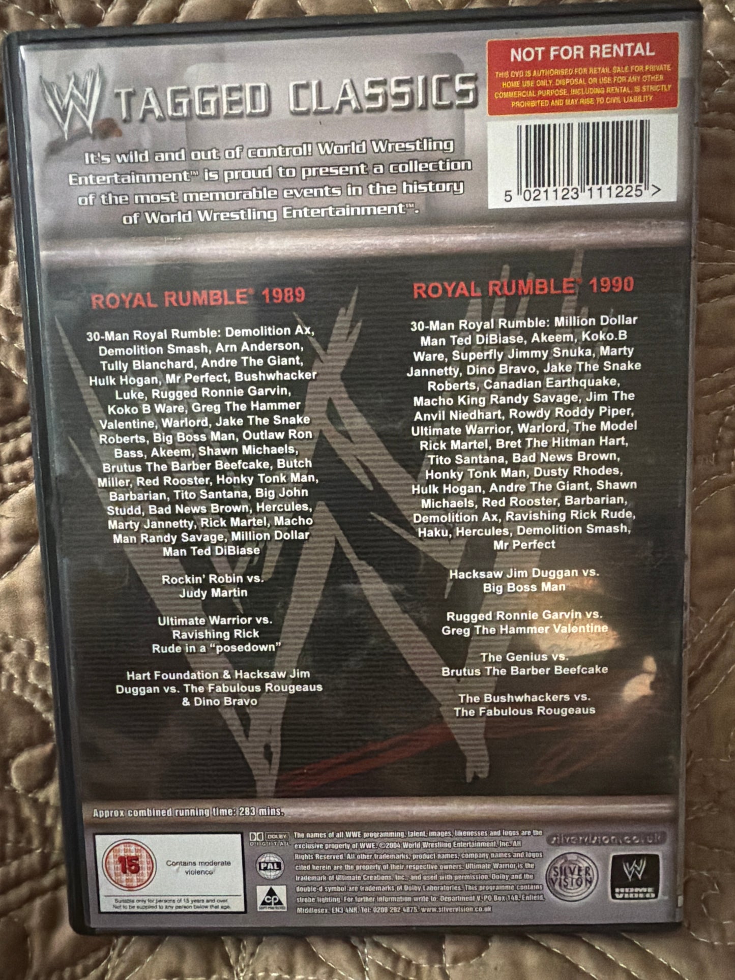 WWE Tagged Classics 1989-1990 Royal Rumble 2 DVDs