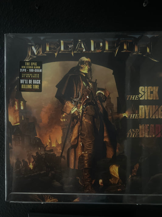 Megadeth “The Sick,The Dying,The Dead” LP NEW Sealed