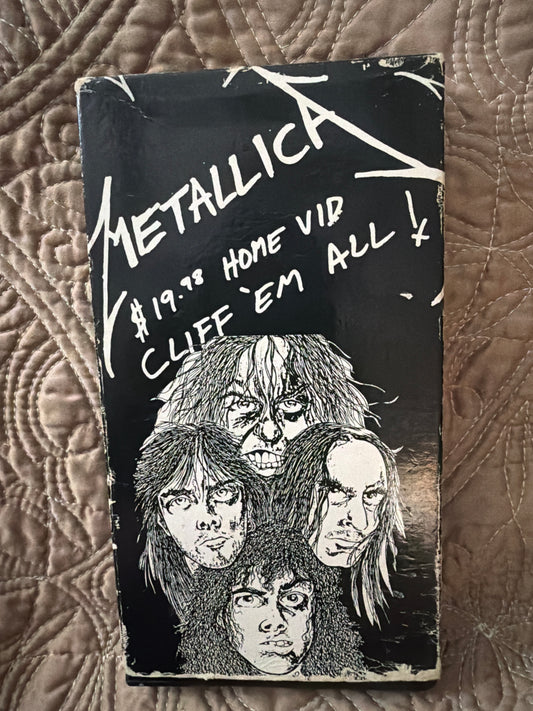 Metallica - $19.98 Home Video Cliff ‘Em All! VHS