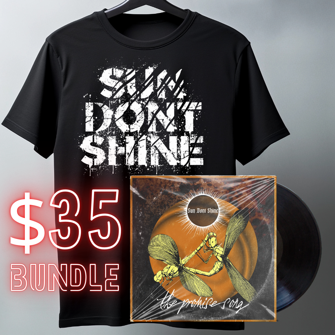 [PRE-SALE] SUN DONT SHINE - the promise song Tshirt 7 INCH Record BUNDLE