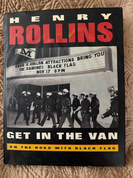 Henry Rollins - Get In The Van - On The Road With Black Flag BOOK