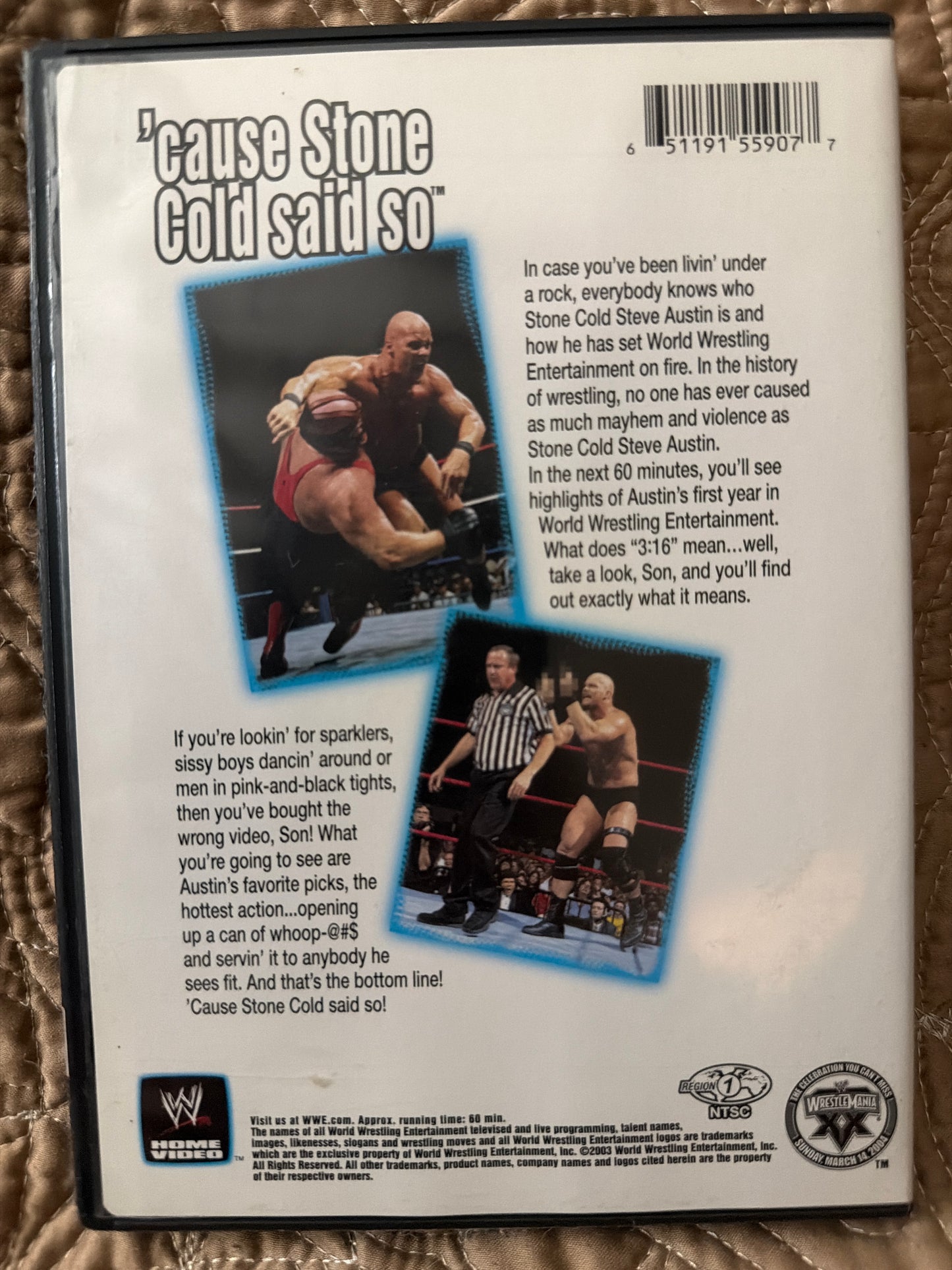 ‘Cause Stone Cold Said So WWE DVD