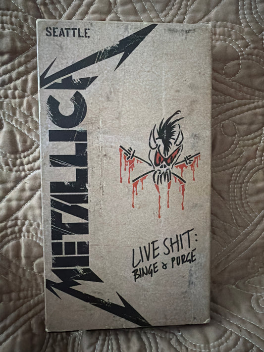 Metallica Live Shit: Binge and Purge Seattle VHS