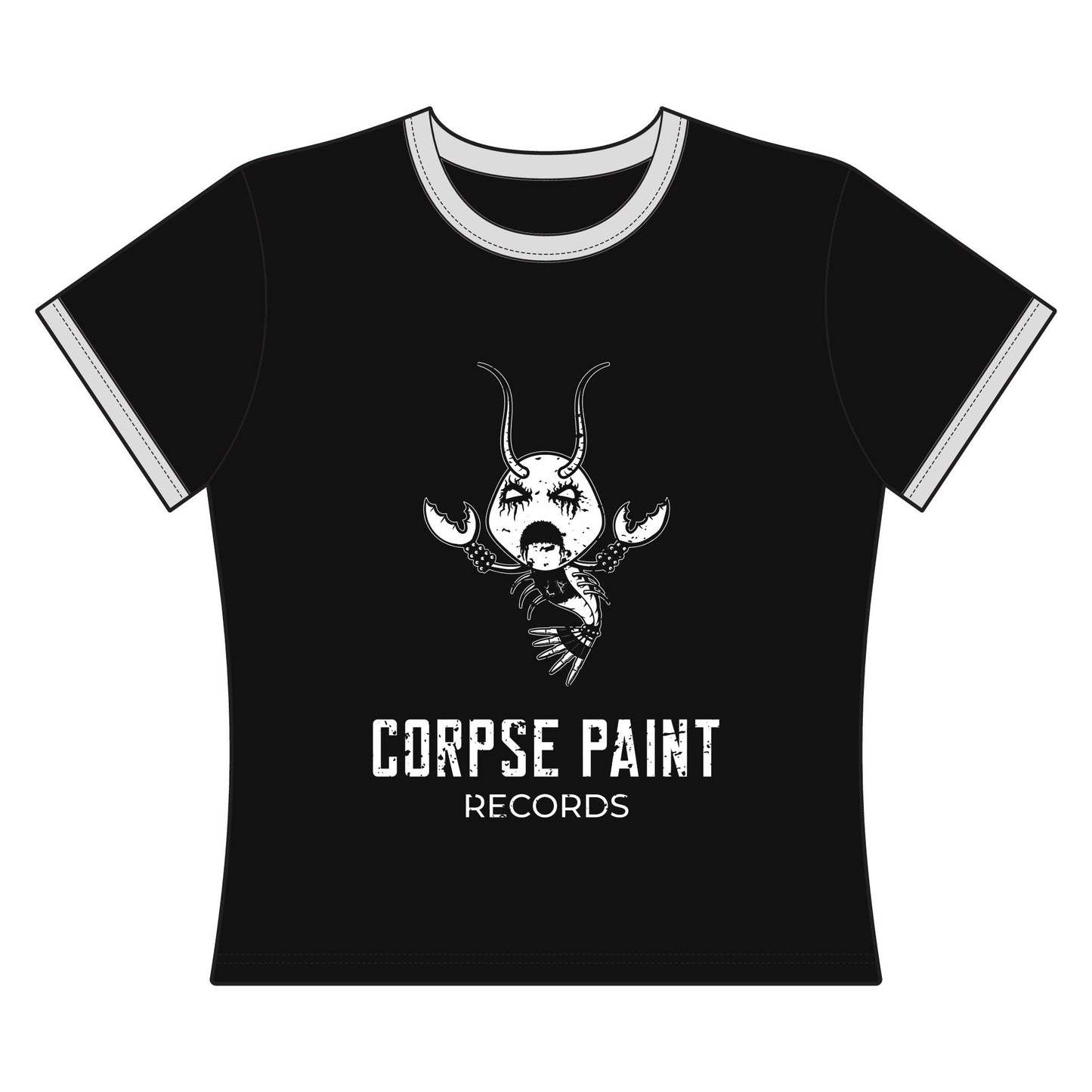 Corpse Paint Records Women's Ringer Tee