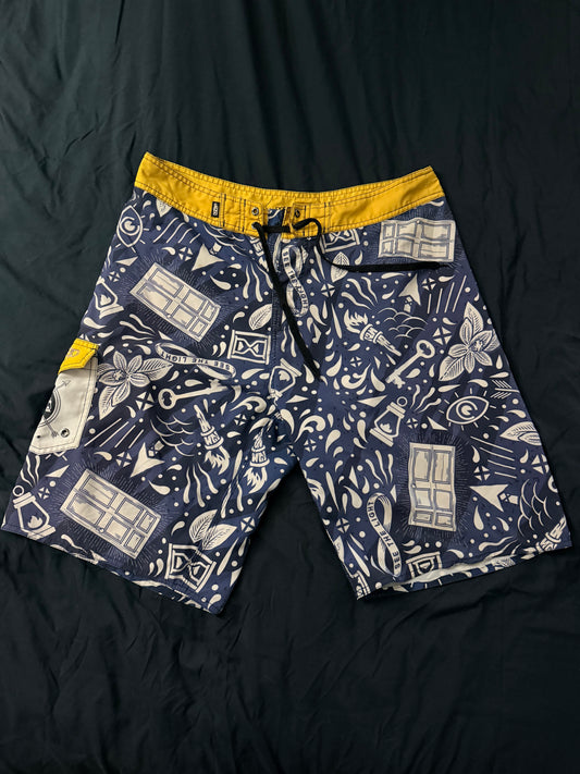 Less Than Jake swim trunks Size Large