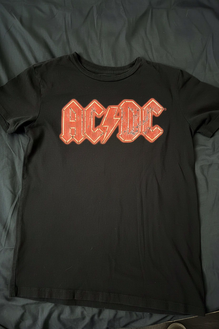 AC/DC soft logo shirt size Small