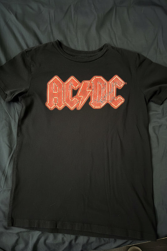 AC/DC soft logo shirt size Small