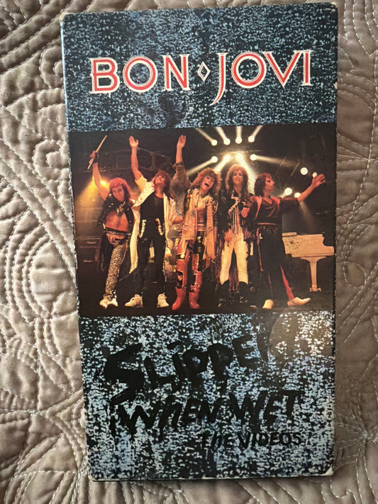 Bob Jovi Slippery When Wet The Videos VHS