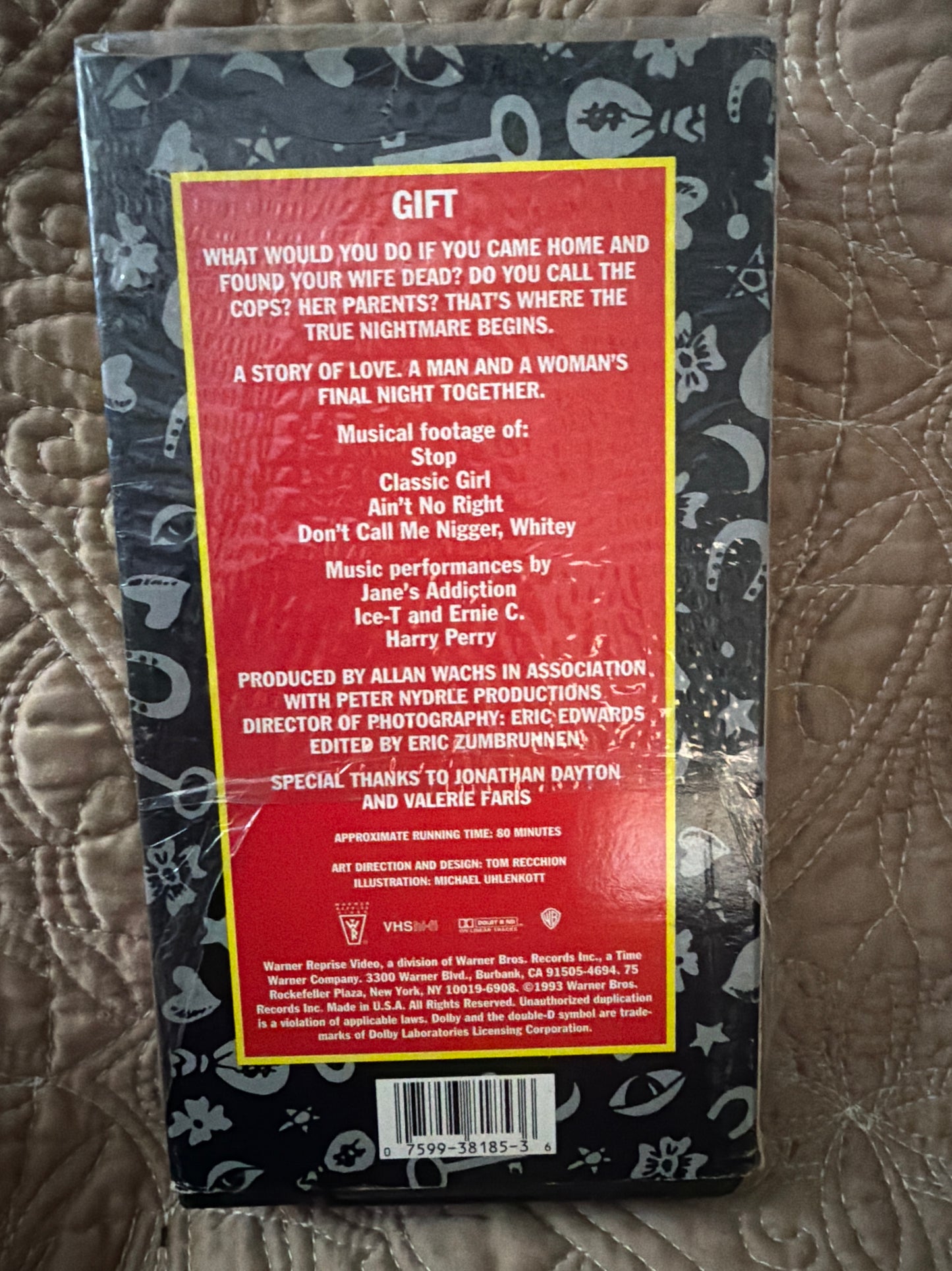 GIFT - Perry Ferrell and Casey Niccoli Jane’s Addiction VHS