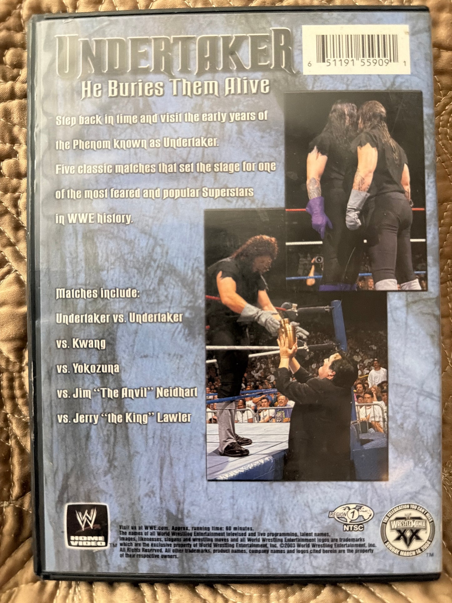 WWE presents: Undertaker He Buries Them Alive DVD