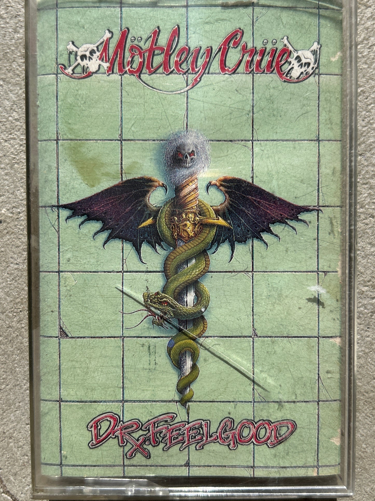 Motley Crue “DR.FeelGood” cassette