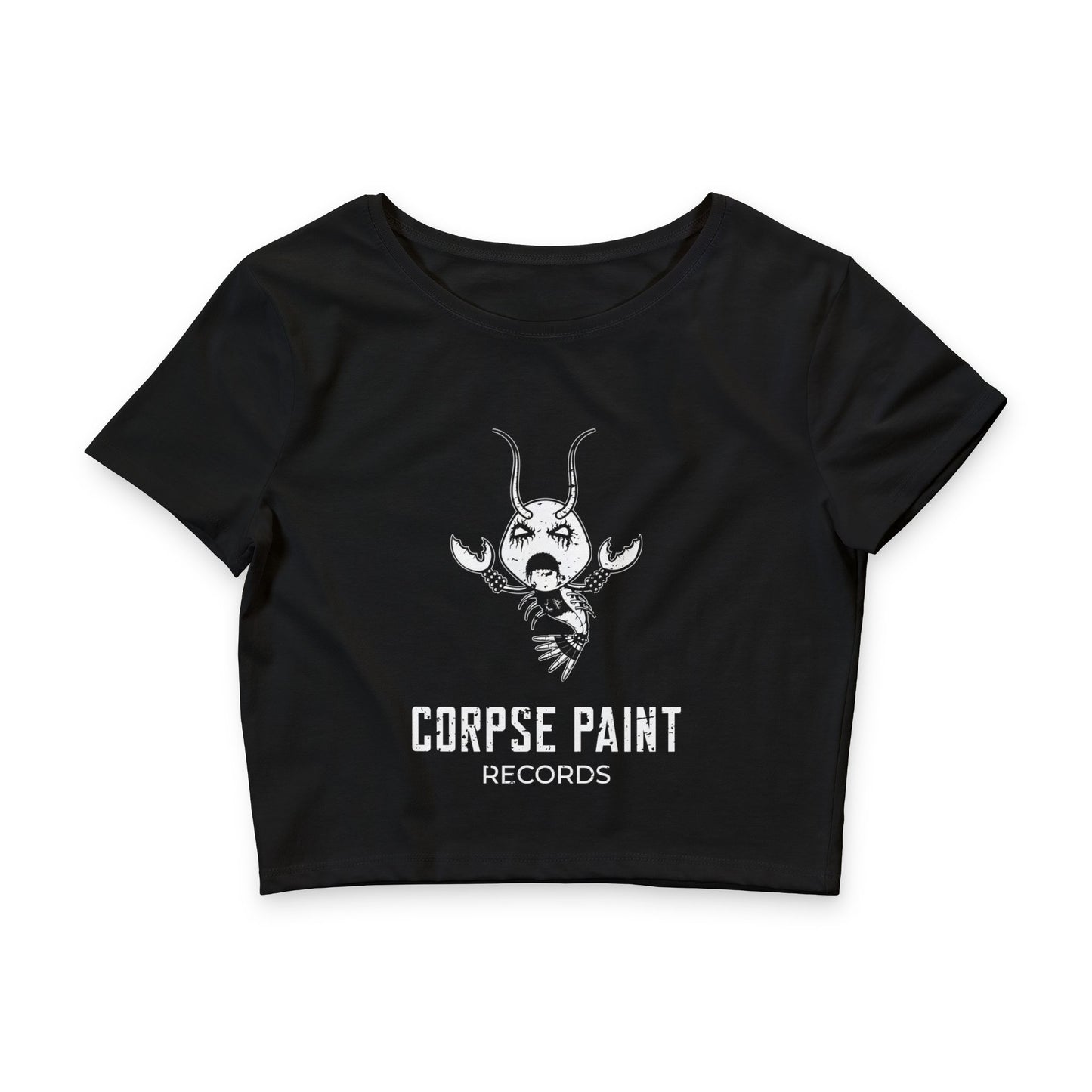 Corpse Paint Records Girls’ Crop Tee