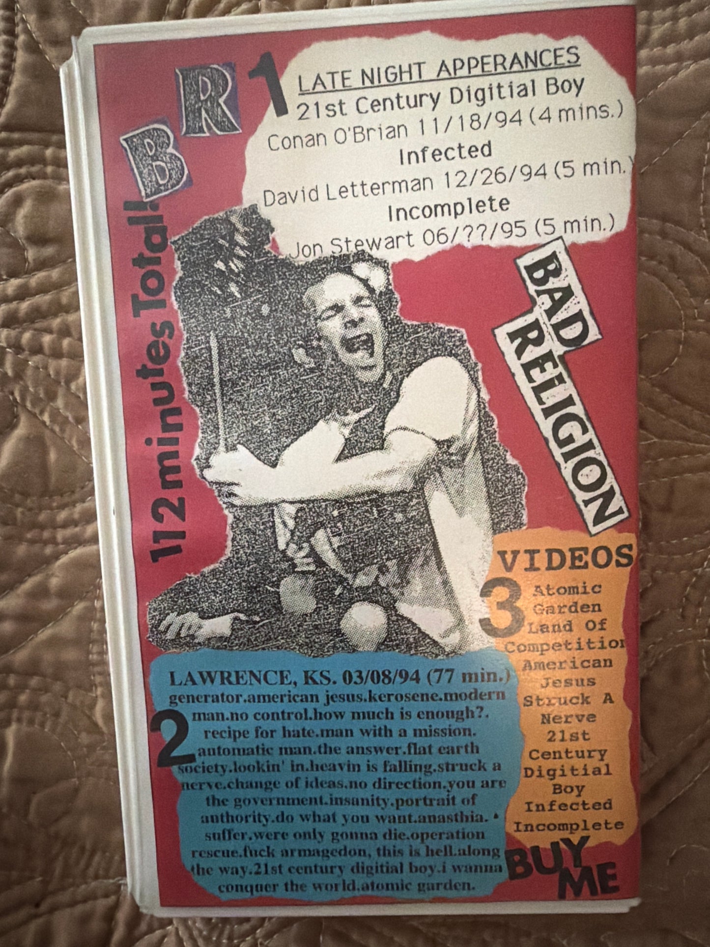 Bad Religion - Live Infection VHS