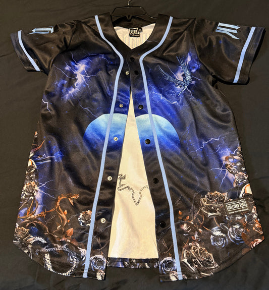 Sullivan King button up baseball tee size Medium