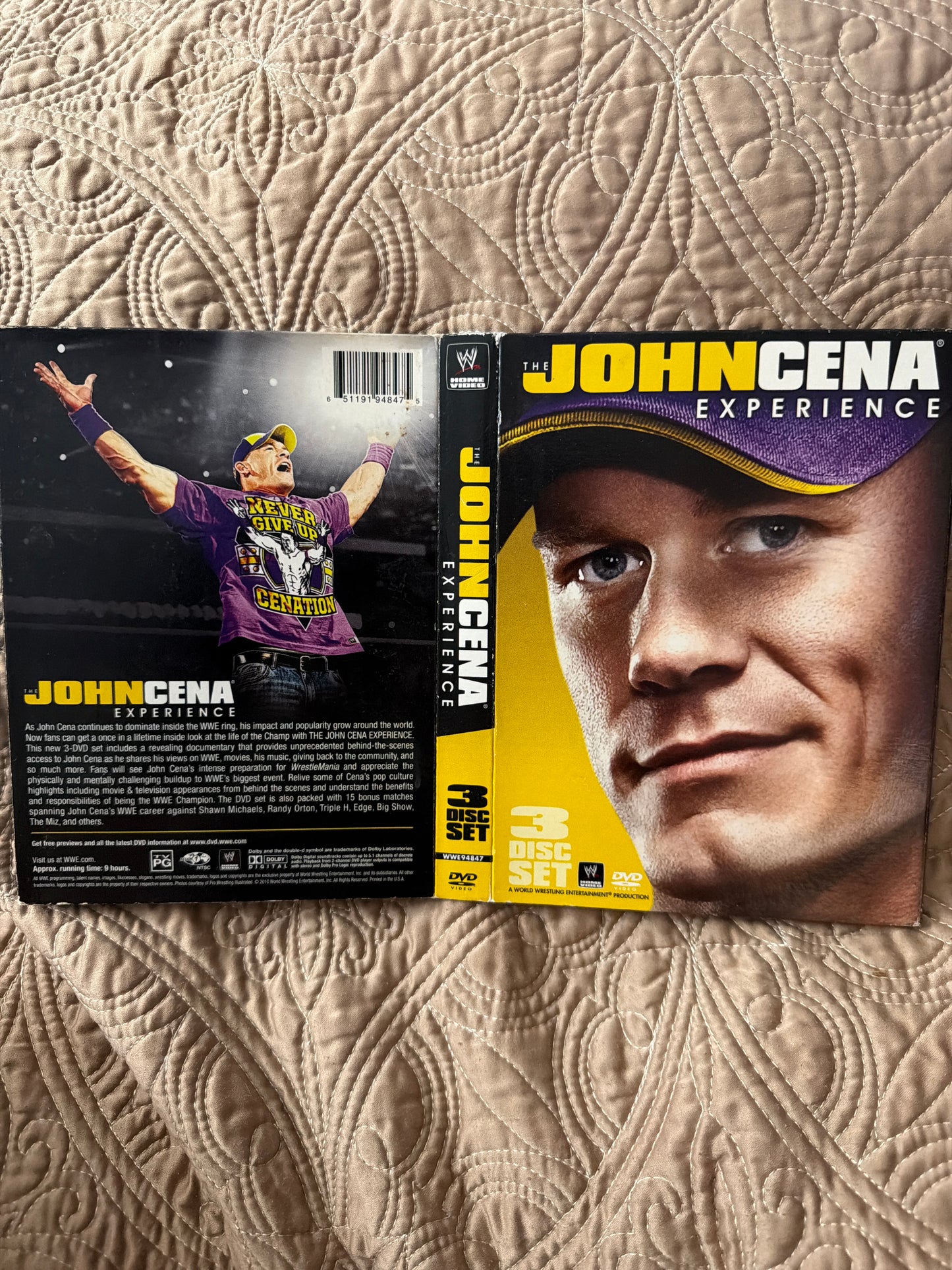 The John Cena Experience WWE 3-Disc DVD Set