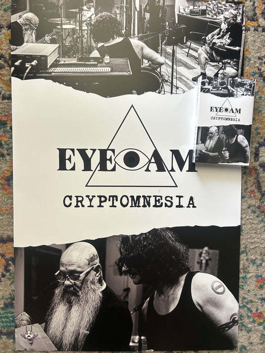 AUTOGRAPHED CRYPTO POSTERw/cassette included