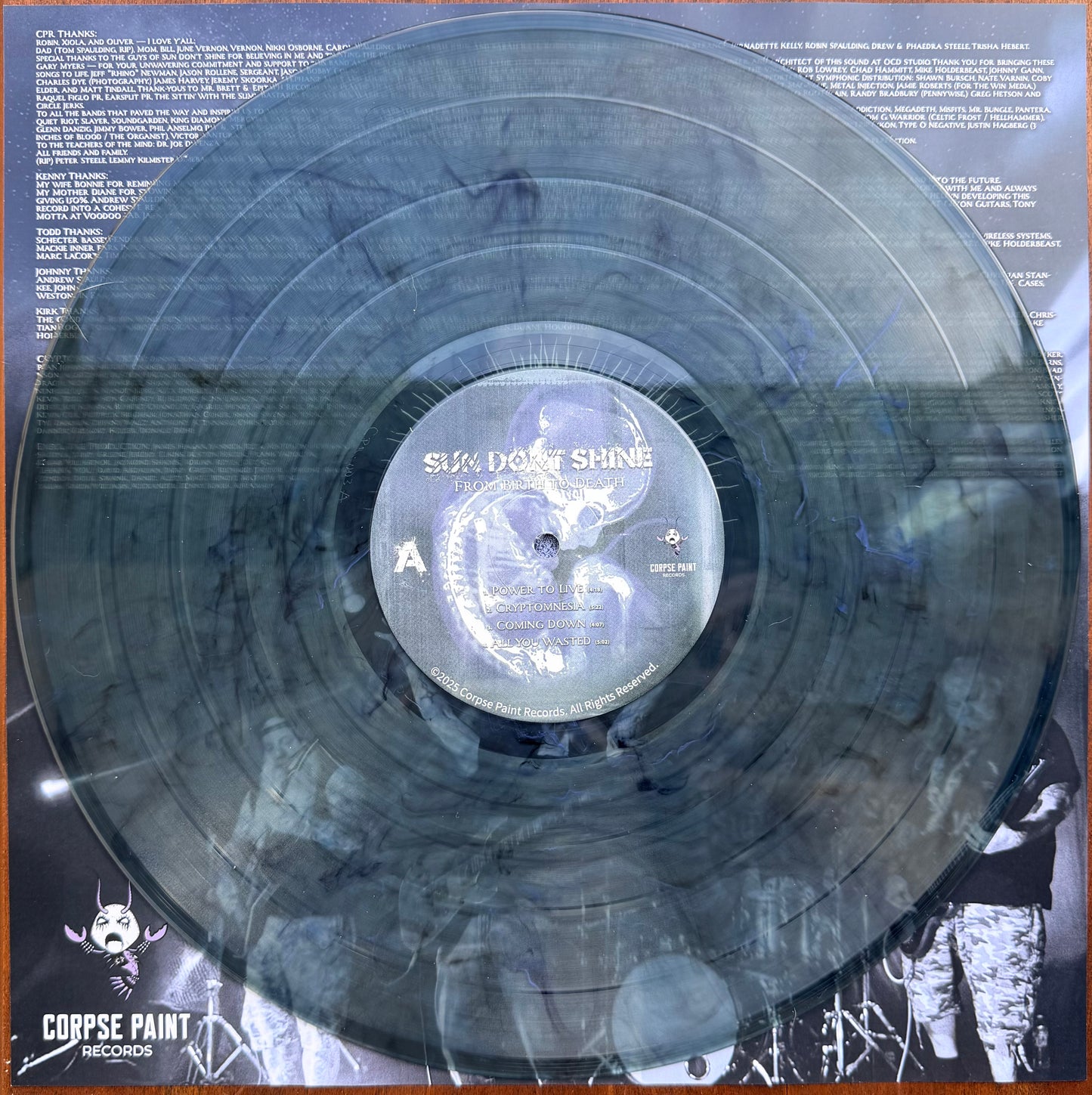 SUN DONT SHINE - From Birth to Death Vinyl - 4 Colors