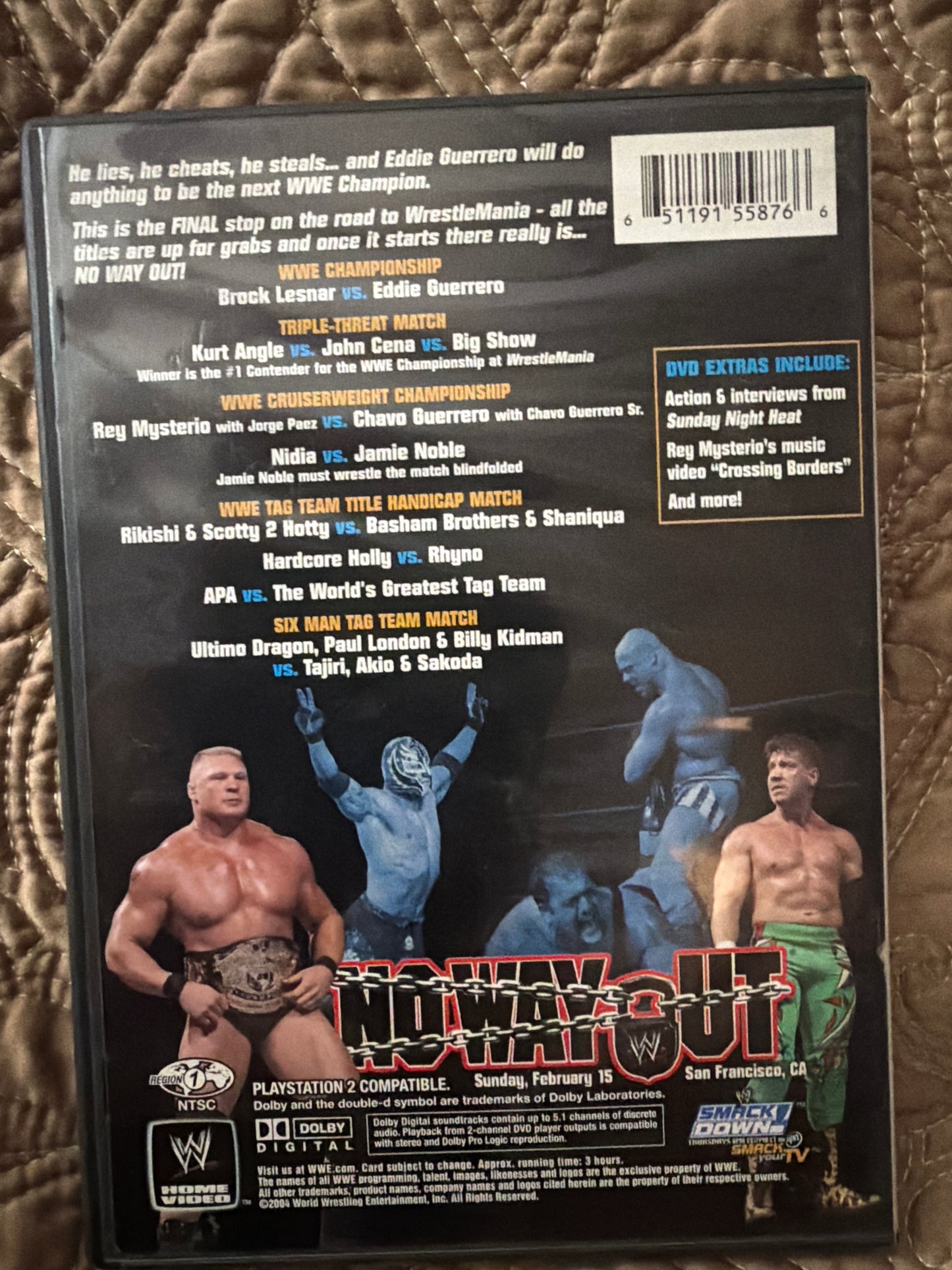WWE Smackdown 2004 No Way Out DVD