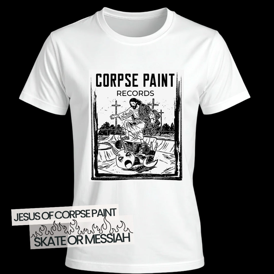 Corpse Paint Records Tee [Limited Edition] JESUS OF CORPSE PAINT