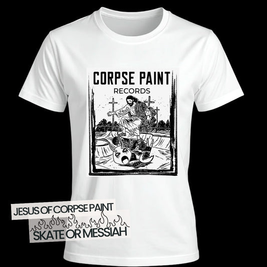Corpse Paint Records Tee [Limited Edition] JESUS OF CORPSE PAINT