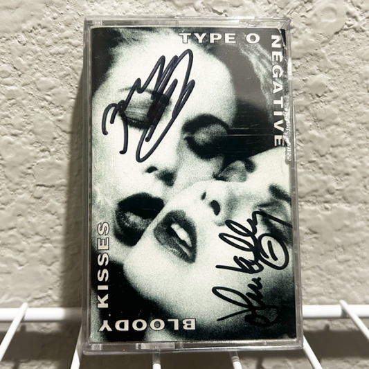 Type O Negative Bloody Kisses Cassette Signed