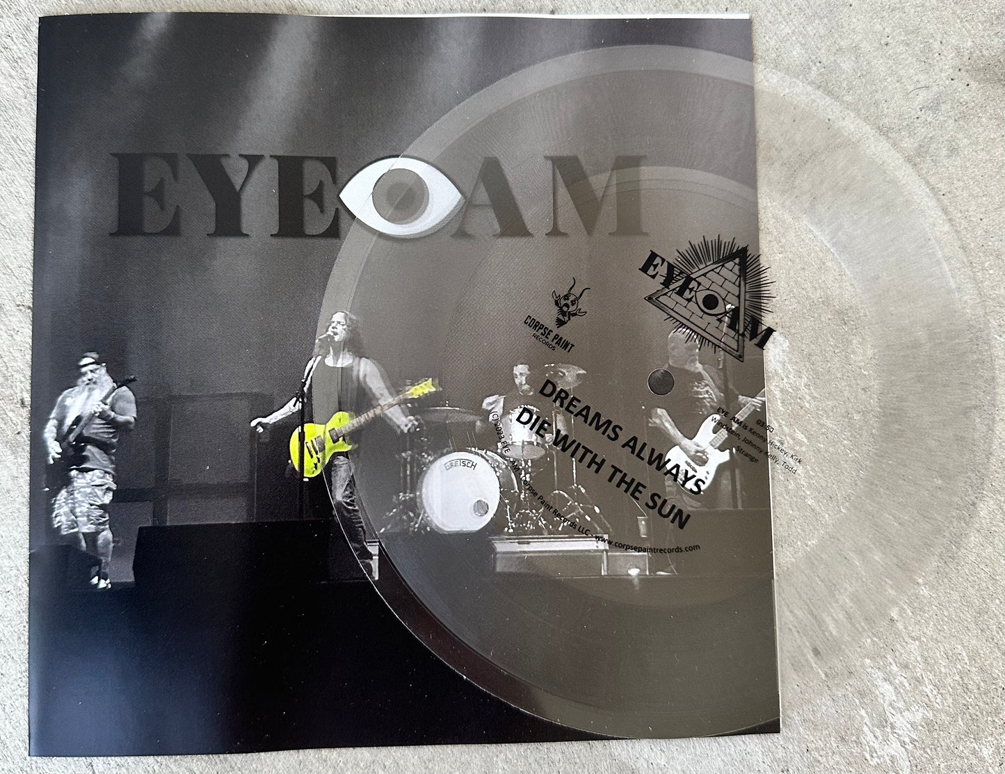 Flexi EYE AM (Before Name Change) “Dreams Always Die With The Sun” - Only 2 Left