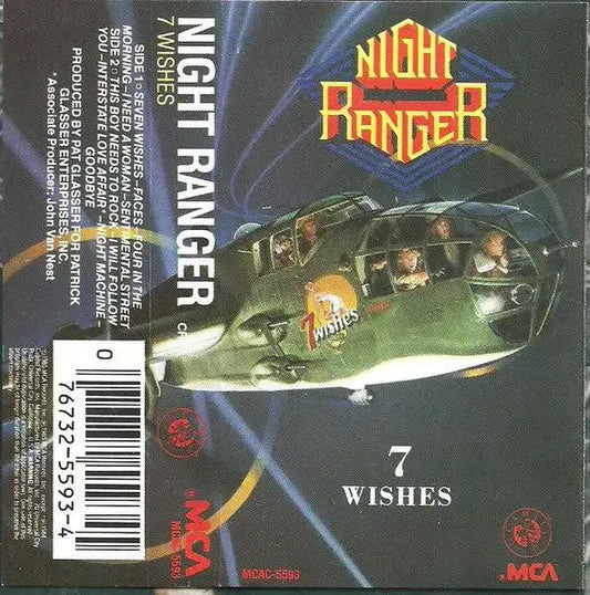 Night Ranger 7 Wishes CASSETTE TAPE