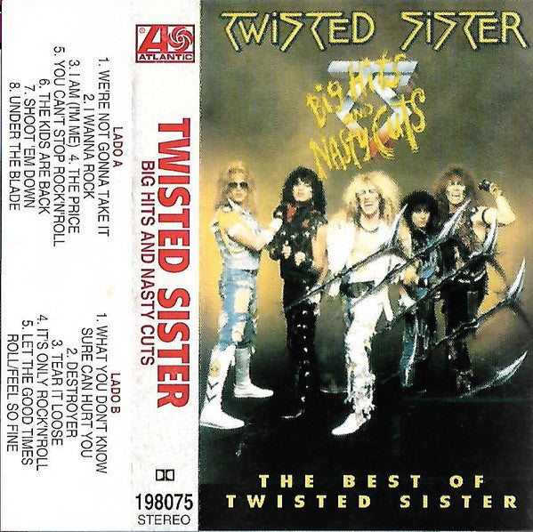 Twisted Sister Big Hits and Nasty Cuts CASSETTE TAPE
