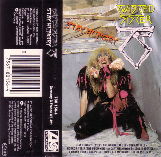 Twisted Sister Stay Hungry CASSETTE TAPE